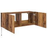 TV Wall Cabinet Old Wood 100 x 35 x 41 cm Engineered Wood 886250