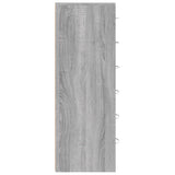 Sideboard with 6 Drawers Grey Sonoma 50x34x96 cm Engineered Wood 815364