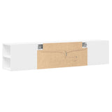 TV Wall Cabinet with LED White 180x31x39.5 cm 3307954
