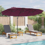 Umbrella Bordeaux Red 372 x 198 x 243 cm 42003381