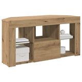 Corner LED TV Cabinet 100 x 40 x 50 cm Artisan Oak 889804