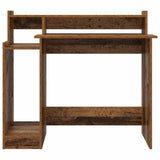 Desk with Shelf Old Wood 97 x 45 x 90 cm Engineered Wood 875240