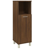 Bathroom Cabinet Brown Oak 30x30x95 cm Engineered Wood 815608