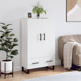 Highboard White 69.5x31x115 cm Engineered Wood 828260