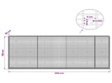 Gabion with 5 mm Wire and 5x2.5 cm Mesh 350x30x150 cm 3463705