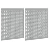 Tool Wall Panel 2 pcs Grey 100 x 1 x 60 cm 4103481