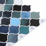 Lanturn Tile 50 pcs Blue Green 27 x 27 cm Polyurethane and PET 42021340