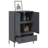 Highboard Anthracite 68x39x101.5 cm Steel 843110