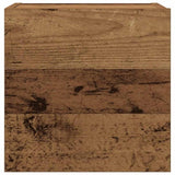 Wall Mounted TV cabinets 3 pcs Old Wood Engineered Wood 3328961