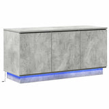TV Cabinet with LED Concrete grey 100 x 38 x 49 cm 869669