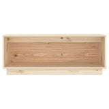 TV Cabinet 90x35x35 cm Solid Wood Pine 813829