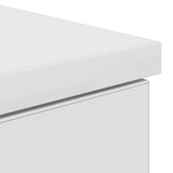 Desk White 86x49x76 cm Engineered Wood 861823