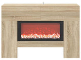 Electric Fireplace Sonoma 100 x 24.5 x 90 cm Engineered wood 8020762