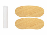 Trade Show Counter Light Brown and White 90 x 48 x 93 cm 42046601
