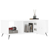 Coffee Table White 102x50x40 cm Engineered Wood 829268