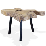 Coffee Table Genuine Teak 80x70x38 cm 244550