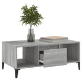 ZNTS Coffee Table Grey Sonoma 90x50x36.5 cm Engineered Wood 821074