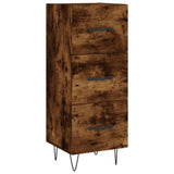 Sideboard Smoked Oak 34.5x34x90 cm Engineered Wood 828601