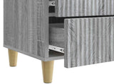 Bedside Cabinet with Drawer 2 pcs Grey Sonoma 43 x 34.5 x 48 cm 894538