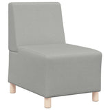 Modular Sofa Unit Armless 2 pcs Cloud Grey 55 x 74 x 82 cm 3399757