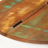 Coffee Table White 50x27 cm Solid Wood Reclaimed 351754
