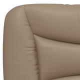 Bed Frame with LED without Mattress "Hvar" Cappuccino 120x200 cm 3213924