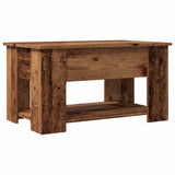 Coffee Table Old Wood 79x49x41 cm Engineered Wood 856928