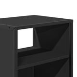 ZNTS Wall-mounted Bedside Cabinets 2 pcs Black 40x31x39.5 cm 848745