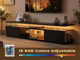 TV Stand for 60 Inch TV LED Gaming Entertainment Center Media Storage Console Table with Large Side T3272P533974