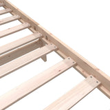 Bed Frame without Mattress Solid Wood Pine Single 3101313