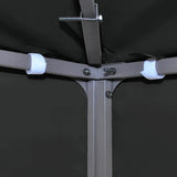 Gazebo Top Cover 310 g/m 4x3 m Grey 44787
