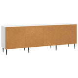 TV Cabinet High Gloss White 150 x 31 x 50 cm Engineered Wood 894919