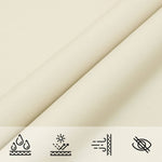 ZNTS Sun Shade Sail Cream 7x5x5 m 100% Polyester Oxford 4000986