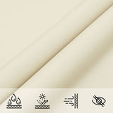 ZNTS Sun Shade Sail Cream 7x5x5 m 100% Polyester Oxford 4000986