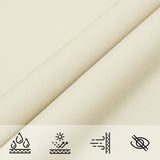 Sunshade Sail Oxford Fabric Rectangular 2.5x5 m Cream 135209