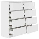 Sideboard White 100x35x99 cm Engineered Wood 3328489