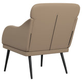 Armchair Cappuccino 63x76x80 cm Faux Leather 351429