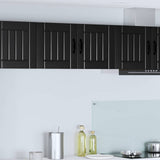 Wall Cabinet LUCCA Black 80 x 31 x 40 cm Engineered Wood 884935