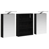 Bathroom Cabinet Set 3 pcs 100 x 10.5 x 50 cm Engineered wood 3403689