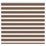 Zebra Blind Brown 160x150 cm Fabric Width 155.9 cm Polyester 4014351