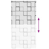 Shower Roller Blind with Cassette 140x240 cm Fabric Width 136 cm 4015049