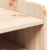 Bedside Table 2 pcs Brown 38 x 36 x 29.5 cm Solid pine wood 873512