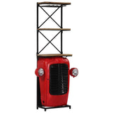 247871 Tractor Wine Cabinet 49x31x172 cm Solid Mango Wood