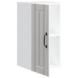 Kitchen Wall Cabinet Lucca High Gloss White Engineered Wood 853779