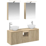 Bathroom Cabinet Set 5 pcs Sonoma Oak Engineered Wood 3406353