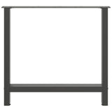 ZNTS Coffee Table Legs Anthracite 2 pcs 80x cm Steel 4013314