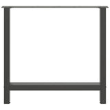 Dining Table Legs Anthracite 2 pcs 80x cm Steel 4013314