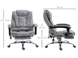 Heated 6 Points Vibration Massage Executive Office Adjustable Swivel Ergonomic High Back Desk T3398P328231
