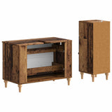 2 Piece Bathroom Cabinet Set ALKMAAR Old Wood Engineered Wood 3417673