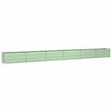 Planter Pastel Green 580 x 50 x 45 cm Galvanised Steel 42018264